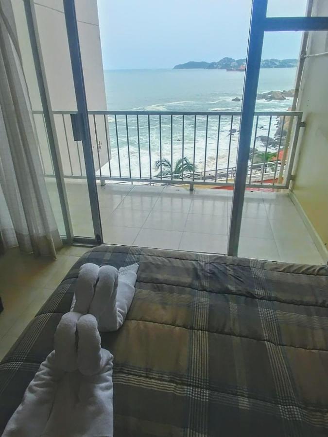 Suite En Torres Gemelas A Pie De Playa 611 阿卡普尔科 外观 照片