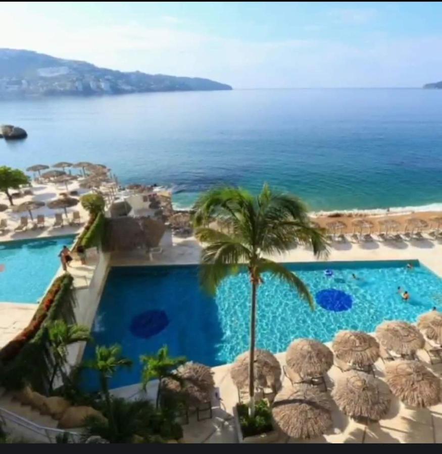 Suite En Torres Gemelas A Pie De Playa 611 阿卡普尔科 外观 照片