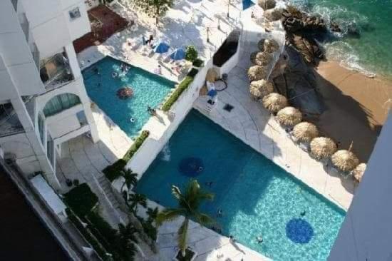 Suite En Torres Gemelas A Pie De Playa 611 阿卡普尔科 外观 照片