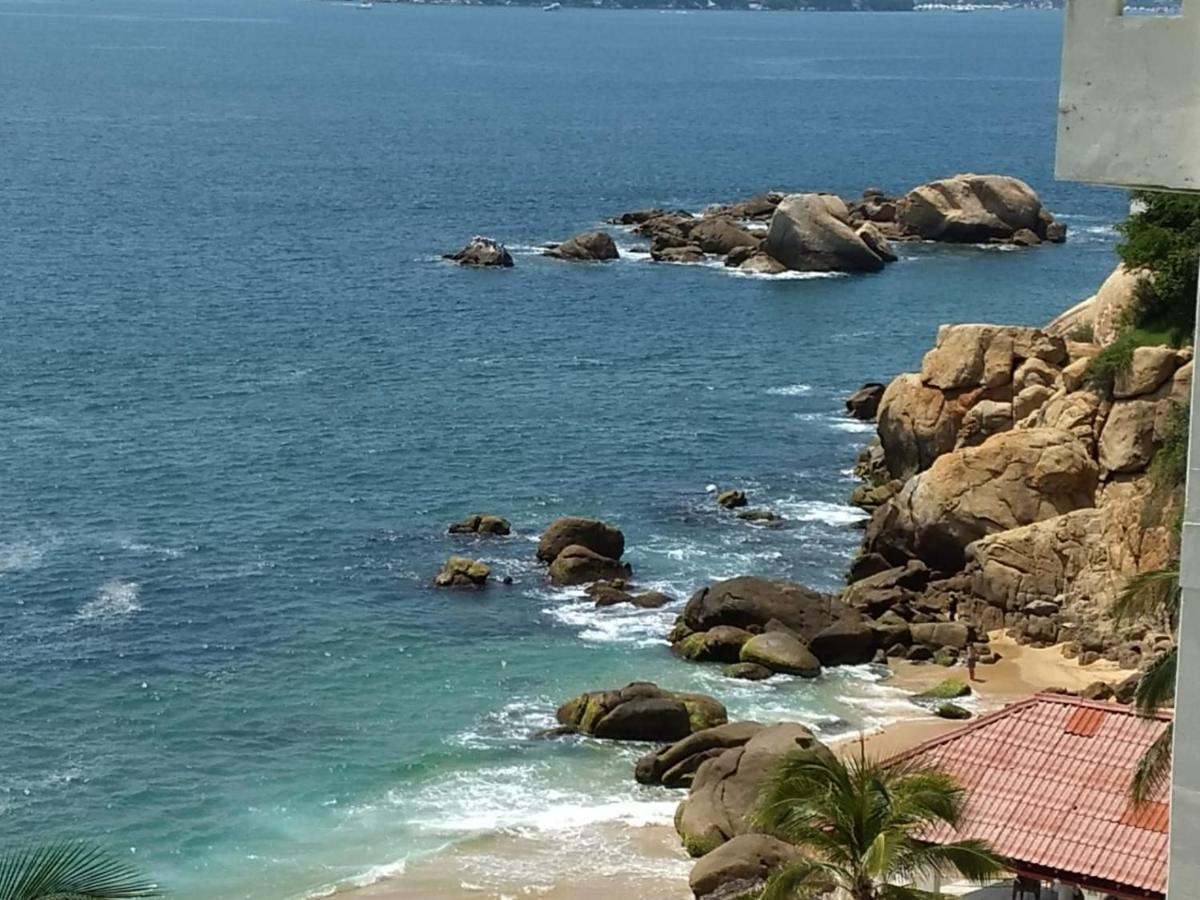 Suite En Torres Gemelas A Pie De Playa 611 阿卡普尔科 外观 照片